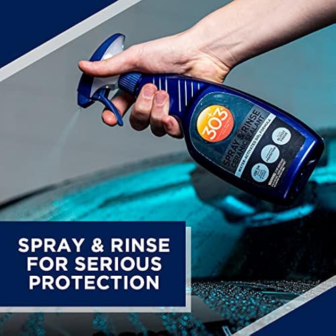 303 SPRAY & RINSE CERAMIC SEALANT  QUICK CERAMIC COATING  WATER-ACTIVATED SIO2 FORMULA  6 MONTHS OF PROTECTION  WATER REPELLENT CERAMIC SPRAY  EASY TO USE  16 OZ (PACK OF 1) (30262) - Image 5